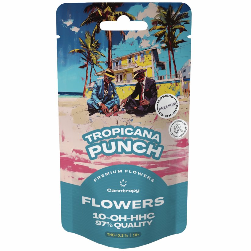 Canntropy 10-OH-HHC Flower Tropicana Punch, 10-OH-HHC 97% kokybė, 1 g - 100 g