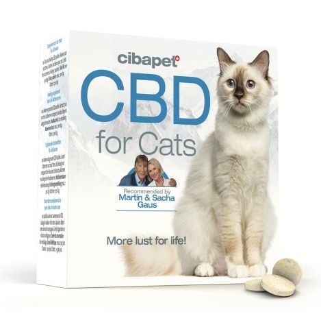 Cibapet Pastile CBD pentru pisici 100 tablete, 130 mg CBD