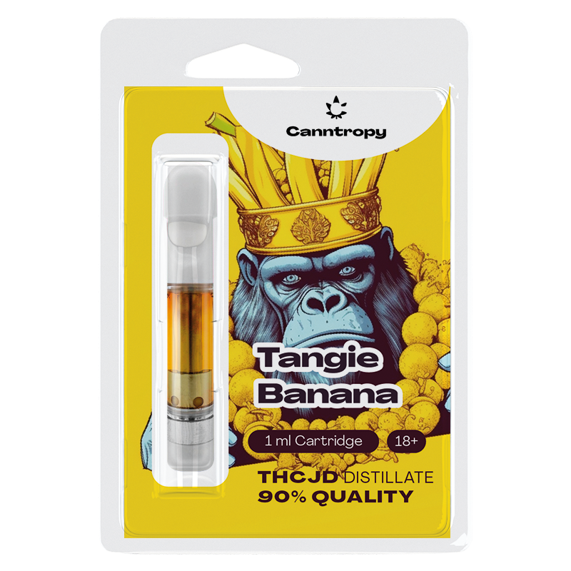 Canntropy Cartuccia THCJD Tangie Banana, qualità THCJD 90%, 1 ml