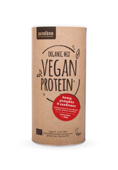 Purasana Vegan Protein MIX BIO 400g kakaod (kõrvits, päevalill, kanep)