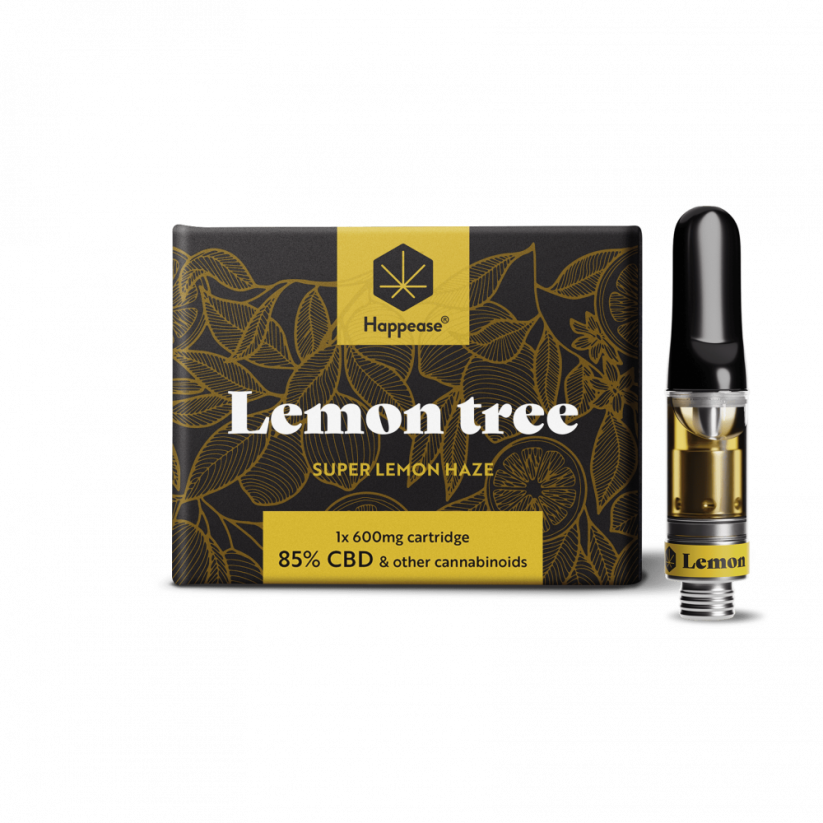 Happease CBD φυσίγγιο Lemon Tree 600 mg, 85 % CBD