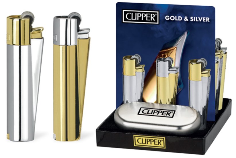 Clipper მეტალი ოქრო და ვერცხლი