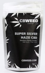 Cbweed Super Silver Haze CBD Flower - 2-5 grammaa