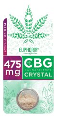 Euphoria Cristalli di CBG puro 475mg, 0,5 g