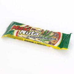 Maxi Nuta Ořechova tycinka s konopným semínkem 35g