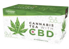 Euphoria Cannabis Tea with CBD, 30g