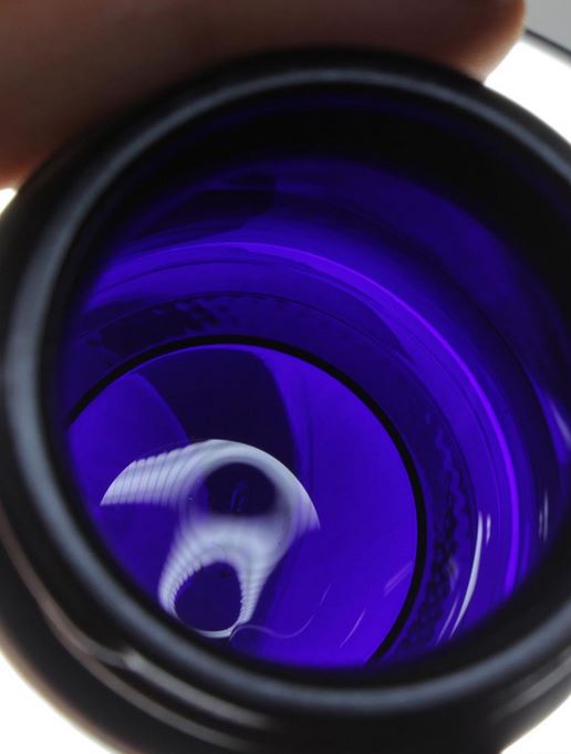 Miron Pot à col large en verre violet 100ml