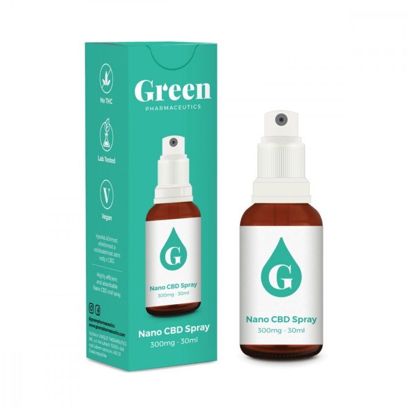 Green Pharmaceutics Nano Spray CBD – 300mg, 30ml
