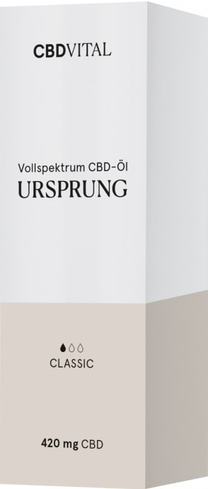 CBD Vital Vollspektrum CBD-Öl URSPRUNG Classic 'fünf' 5%, 420 mg