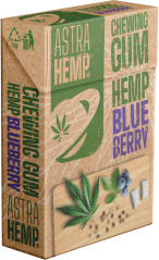 Astra Hemp Blueberry Cannabis Chewing Gum (Sugar Free)