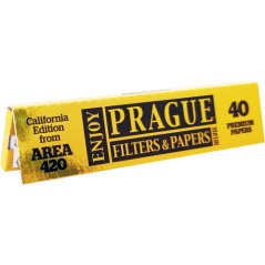 Prague Filters and Papers - Hârtii de țigări lung, 40 buc