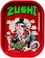 Best Buds Zushi Metall-Rolltablett, klein, 14 x 18 cm