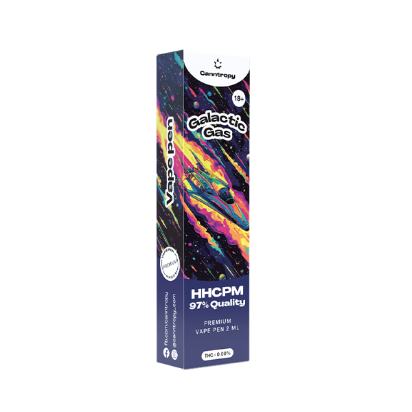 Canntropy HHCPM Vape Pen Galactic Gas, HHCPM 97% якості, 2 мл