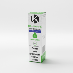 Kanavape OG Kush líquido, 5 %, 500 mg CDB, 10 ml