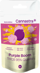 Cannastra THCB Flower Purple Boom, THCB 95% gæði, 1g - 100 g