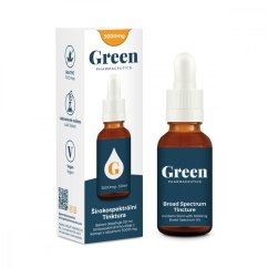 Green Pharmaceutics Širok spekter tinktura, 10 %, 3000 mg CBD, 30 ml