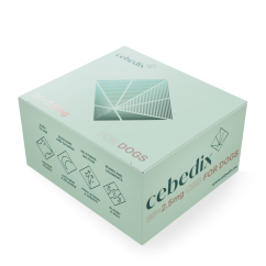 CEBEDIX Strip oral untuk hewan peliharaan dengan CBD 2,5 mg x 30pcs, 75 mg