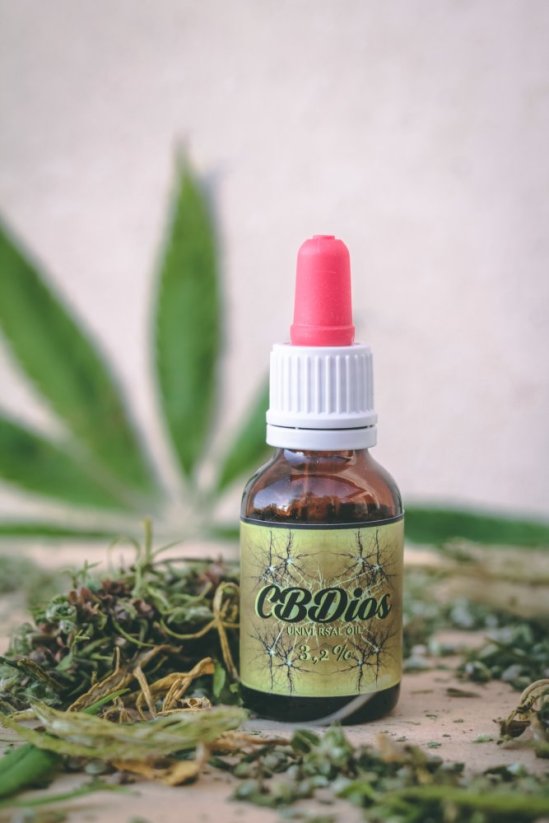 Dobre Konopi Hemp oil CBDios 3.2%, 20ml