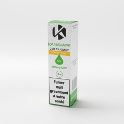 Kanavape Mangue Kush liquide, 5 %, 500 mg CBD, 10 ml