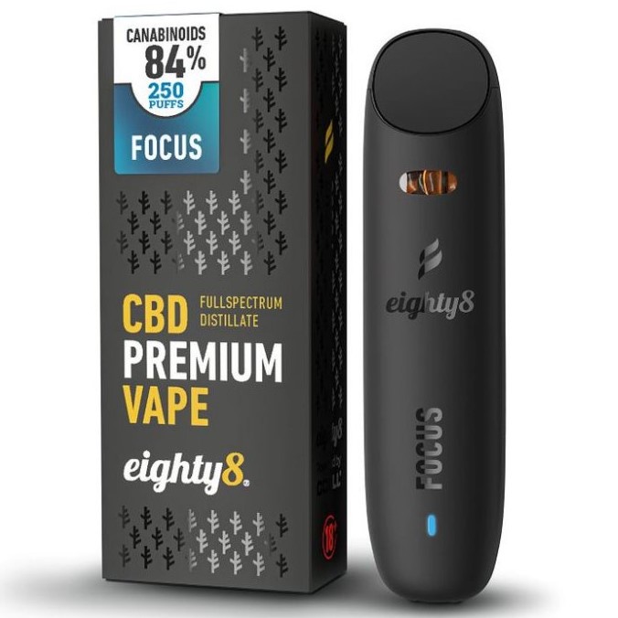 Eighty8 CBD Vape Focus, 84 % CBD