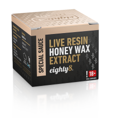 Eighty8 CBD Live Resin Honey Wax, 65 % CBD, 1 г