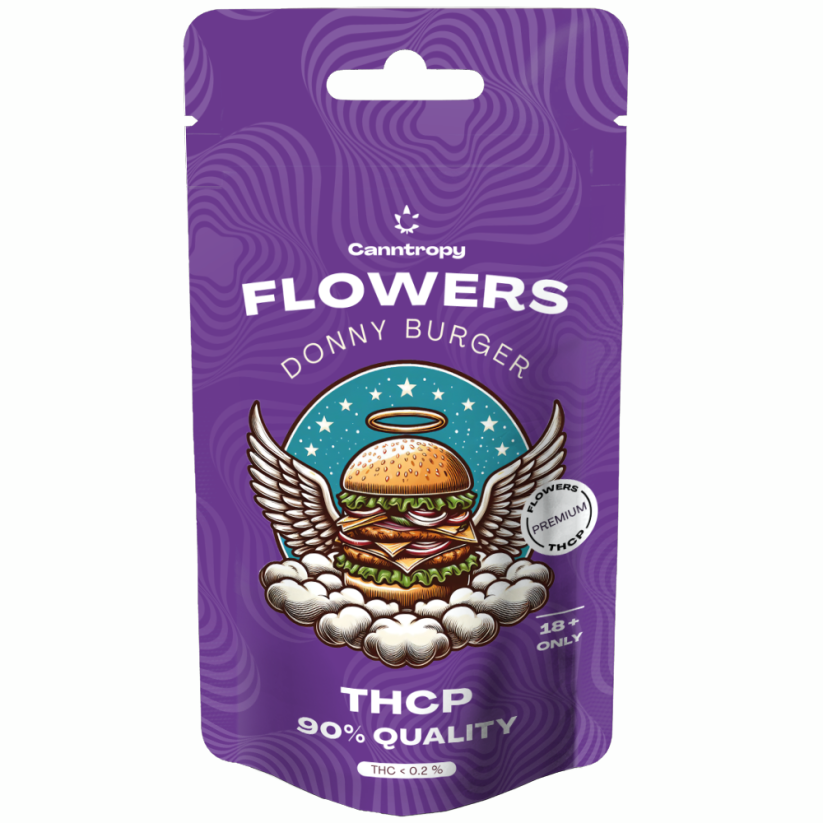 Canntropy THCP gėlė Donny Burger 90% kokybė, 1 g - 100 g