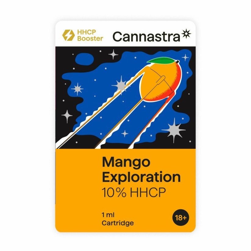 Cannastra HHCP hylki Mango Exploration, 10%, 1 ml