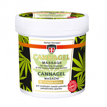 Palacio Kanapių masažo gelis CANNAGEL, 250 ml