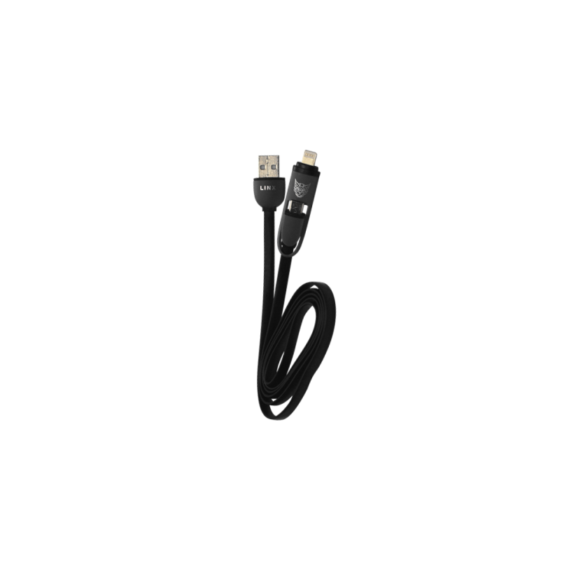 Linx Gaïa – 2-in-1 Chargeur Lightning et Micro USB