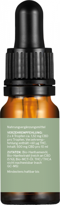 CBD Vital Naturextrakt PREMIUM CBD-Öl 5%, 500 mg, 10 ml