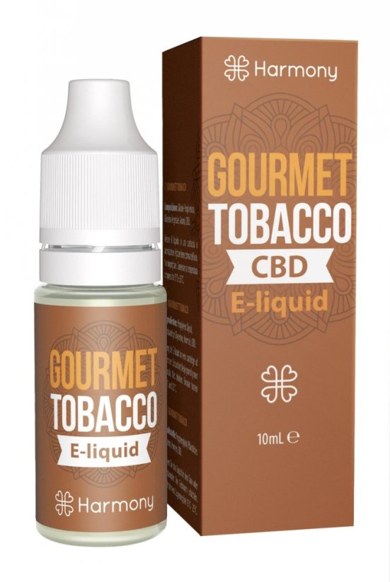 Harmony CBD Vloeibare Gourmet Tabak 10 ml, 30-600 mg CBD
