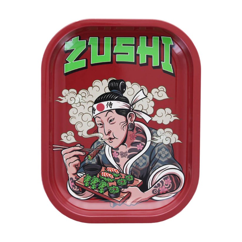 Best Buds Λεπτό κουτί κυλιόμενος δίσκος με αποθήκευση Zushi 18 x 14 cm