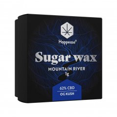 Happease Extrakt Mountain River Sugar Wax, 62% CBD, 1g
