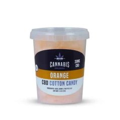 Cannabis Bakehouse Zucchero filato al CBD - arancia, 20 mg CBD