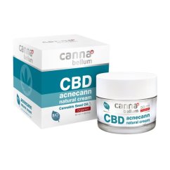 Cannabellum CBD acnecann dabīgais krēms 50 ml