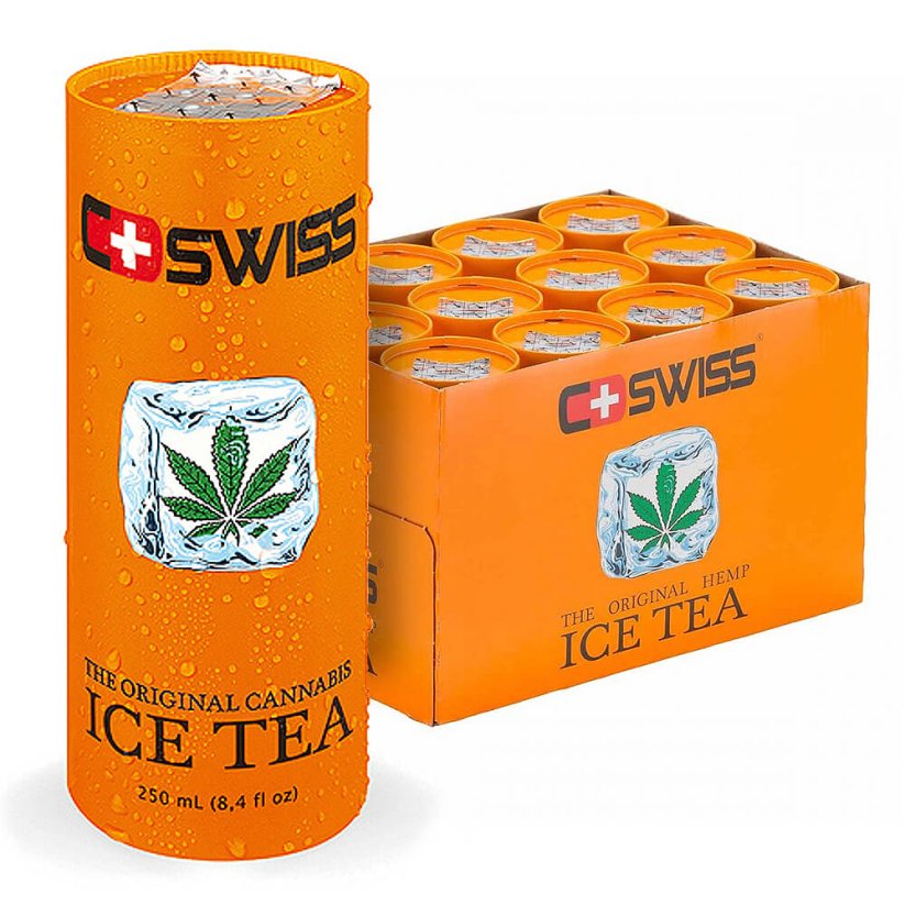 C-Swiss Cannabis Ice Tea THC Free, 250ml