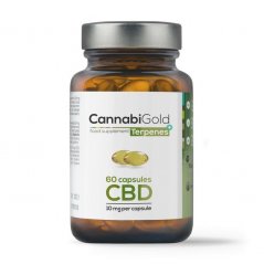 CannabiGold Terpenes+ CBD kapsle 60 x 10 mg, 600 mg