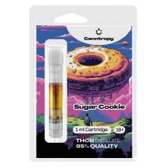 Canntropy THCB Cartridge Sugar Cookie, THCB 95% kvalitet, 1 ml