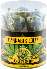 Cannabis Energy Skunk Lollies – Gift Box (10 Lollies), 24 boxes in carton