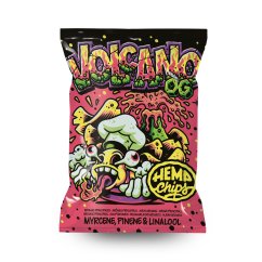 Hemp Chips Vulcão OG Cannabis Artesanal Chips THC Livre 35g