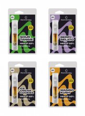 Canntropy Super Strong HHCP Cartridges, All in One Set - 4 flavours x 1 ml