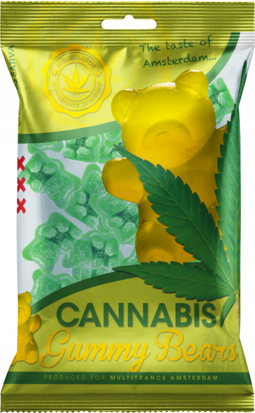 Ведмедики Cannabis Gummy Bears - картон (40 мішків)