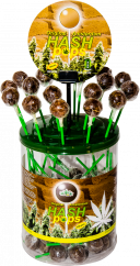 Haze Cannabis Hash Pops – Displaybehälter (100 Lollis)