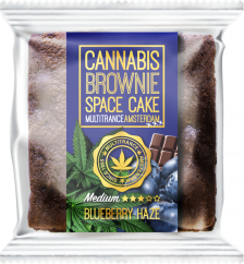 Cannabis Blueberry Haze Brownie (srednji okus Sativa) - karton (24 pakiranja)