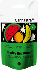 Cannastra CBG9 Flower Fruity Big Bang, CBG9 85% kvaliteta, 1g - 100g