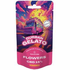 Canntropy CBD gėlės Durban Gelato, CBD 15 %, 1 g - 100 g