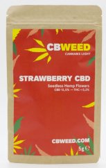 Cbweed Strawberry CBD Flower - 2 til 5 gram