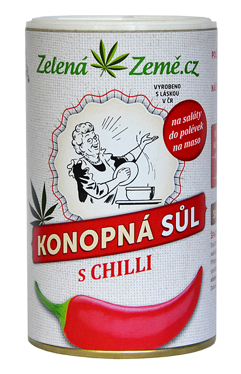 Zelena Zeme Hemp salt with Chili 165g