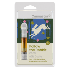 Cannastra Cartuș CBG9 Follow the Rabbit (Blue Dream), CBG9 85% calitate, 1 ml