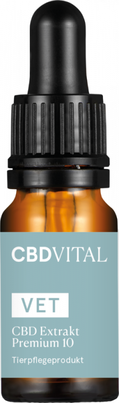 CBD Vital - VET CBD 10 Estratt Premium għall-Annimali Domestiċi, 10%, 1000 mg, 10ml
